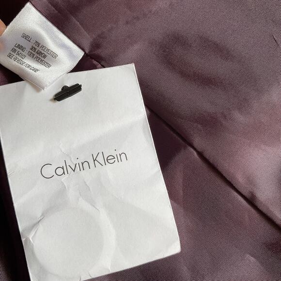 Calvin Klein Gray One-Button Blazer Women’s Size 4 NWT - Picture 8 of 8